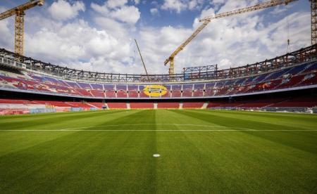 Camp Nou, estádio do Barcelona, em reforma