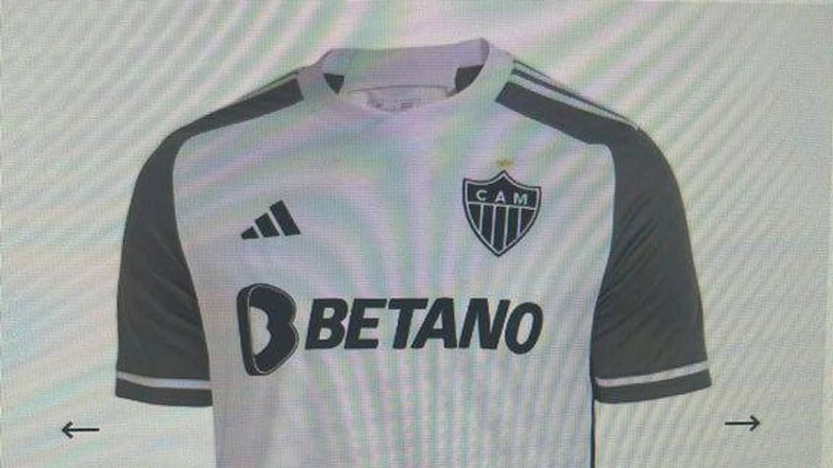 Camisa branca do Atlético para temporada 2023 vaza na internet