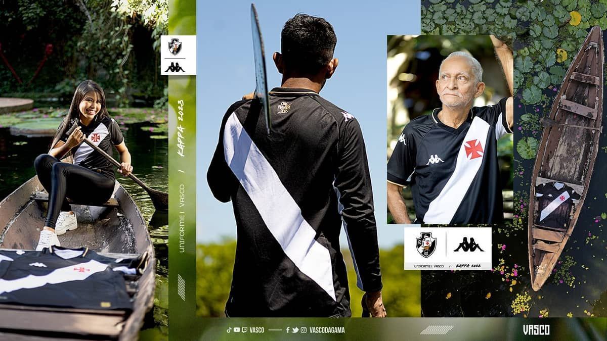 Vasco lança nova camisa para 2023 e estreia será diante do Athletico
