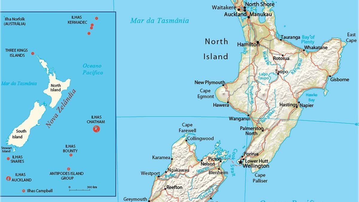 Terremoto de magnitude 6,2 na Escala Richter sacode ilha sul da Nova Zelândia