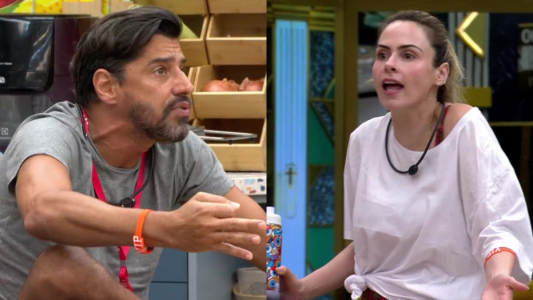 Alberto e Ana Paula discutem