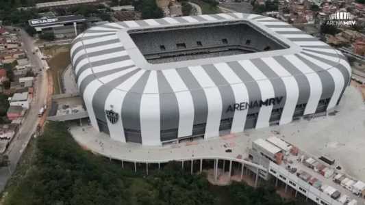 Novo estádio atleticano fica no Bairro Califórnia, em BH