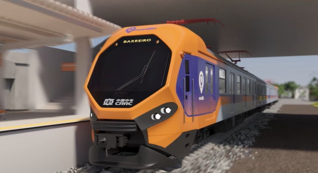Concessionária fecha contrato com empresa chinesa para compra de 24 novos trens para o metrô de BH