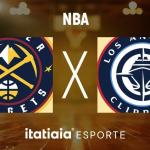 Horário e onde assistir ao vivo Nuggets x Clippers, pela NBA