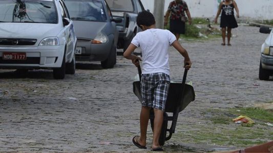 Números do trabalho infantil aumentaram durante a pandemia