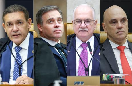 Nunes Marques, André Mendonça, Edson Facin e Alexandre de Moraes
