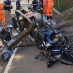 Entregador de gás morre em acidente na BR-356, em Muriaé