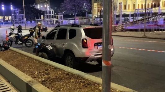 O acidente aconteceu na noite desta segunda (7)