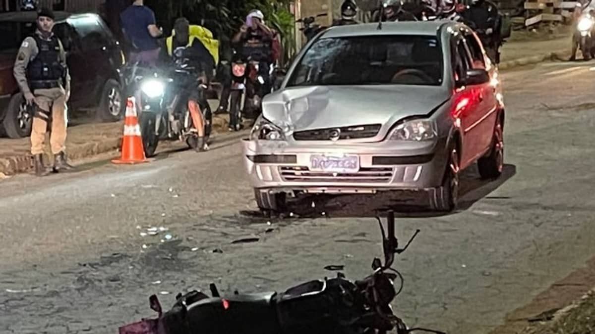 Motociclista bate de frente em veículo e morre em Timóteo 