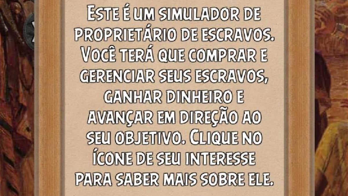 Jogo que simula escravidão revolta usuários nas redes sociais: 'surreal'