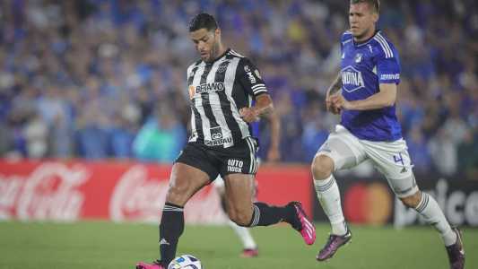 O Atlético buscou o empate no Campín aos 21 do segundo tempo; Hulk passou em branco