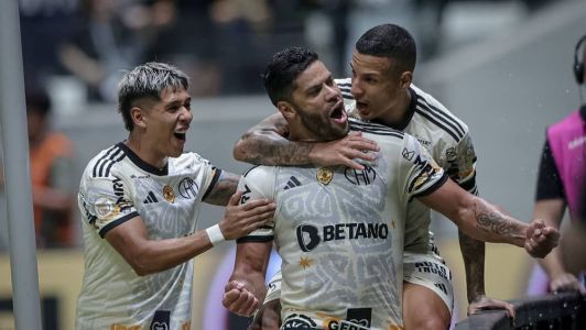 O Atlético chegou ao G4 do Brasileirão