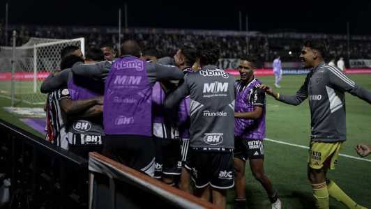 O Atlético conquistou a sétima vitória como visitante na atual edição do Brasileiro