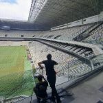 Atlético x Cruzeiro: veja imagens da rede de proteção visitante da Arena MRV
