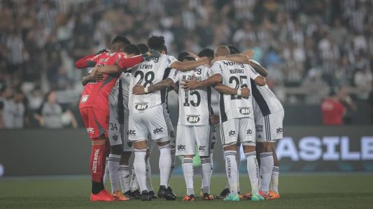 O Atlético foi derrotado pelo Botafogo no duelo do primeiro turno, disputado no Rio de Janeiro