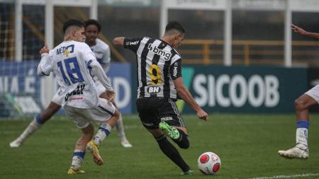 O Atlético não conseguiu superar o Água Santa e deus adeus à Copinha