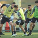 Atlético: Coudet intensifica atividade de 'perde-pressiona' durante treino