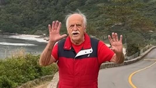 O ator salienta a importância do exercício físico