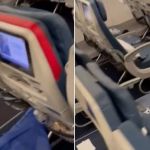 Vídeo mostra situação de avião que fez pouso de emergência devido à diarreia de passageiro