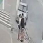 Vídeo: motorista bêbado atropela casal que se beijava na calçada e mata homem