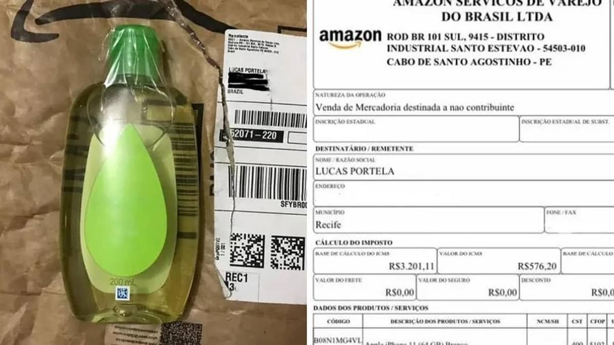 Homem compra Iphone em site e recebe perfume de bebê no lugar