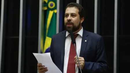 O deputado federal Guilherme Boulos (PSOL)