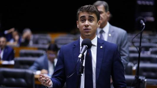O deputado Nikolas Ferreira