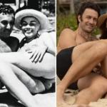 Atores reproduzem foto famosa de Ângela Diniz e Doca Street