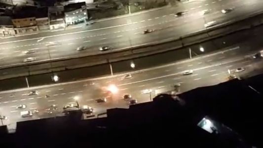 O fogo foi controlado