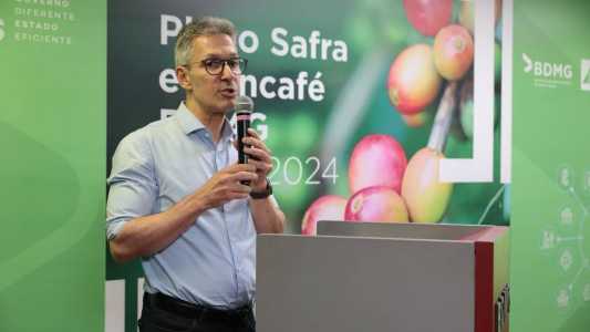 O governador Romeu Zema participou de evento na sede do BDMG