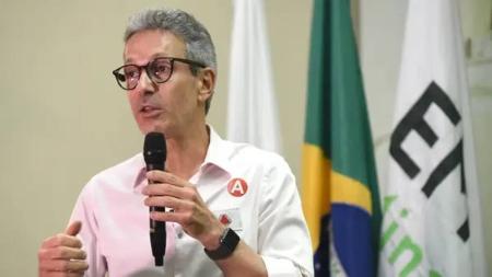 O governador Romeu Zema