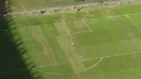 O gramado do Mineirão está sendo duramente criticado pelos jogadores