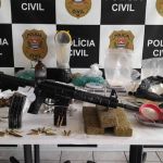 Traficante é preso com fuzil em São Vicente, litoral sul de SP