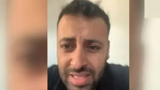 O homem foi à Israel para visitar a família