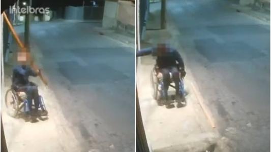 O homem foi localizado e preso em um outro prédio comercial próximo