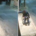 Vídeo: cadeirante tenta arrombar escritório e acaba preso em Contagem, na Grande BH