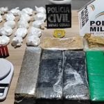 Suspeito por tráfico é preso com grande quantidade de drogas em Minas