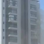 Vídeo: apartamento pega fogo em Belo Horizonte