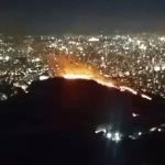 Vídeo: incêndio atinge lote vago no bairro Belvedere, em Belo Horizonte