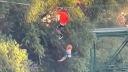 O jovem caiu em um lago e não sofreu ferimentos