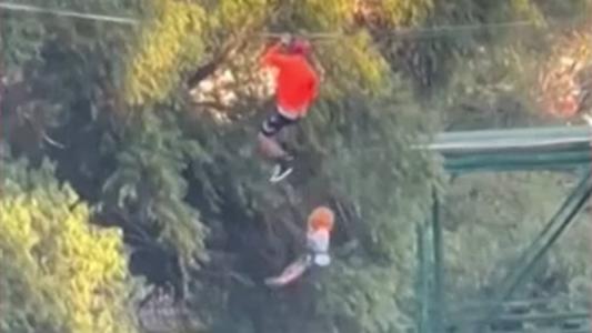 O jovem caiu em um lago e não sofreu ferimentos