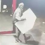 Vídeo: jovem é preso suspeito de arrombar agência e furtar micro-ondas e frigobar na Grande BH