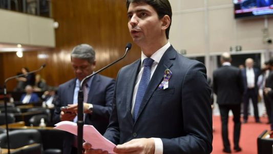 O líder do bloco de Governo, Cássio Soares (PSD)