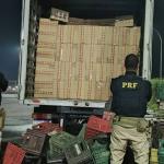 PRF apreende 4 milhões de cigarros contrabandeados em Minas