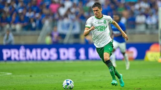 O meia Alê é um dos jogadores suspensos no América para a próxima partida da Série A