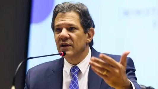 O ministro da Fazenda, Fernando Haddad