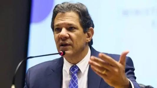 O ministro da Fazenda, Fernando Haddad