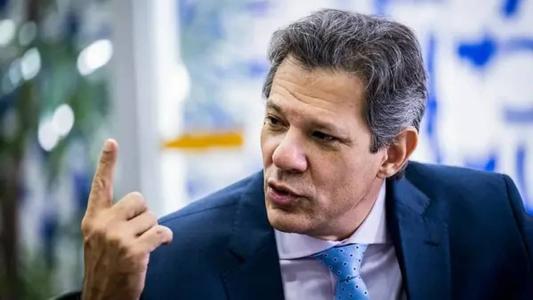 O ministro da Fazenda, Fernando Haddad