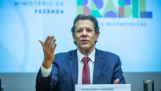 O ministro da Fazenda, Fernando Haddad