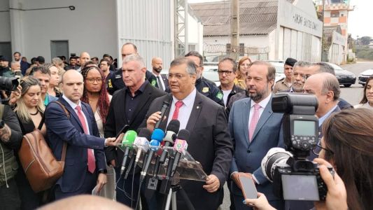 O ministro da Justiça, Flávio Dino, cumpriu agenda em Belo Horizonte nesta segunda-feira (21)